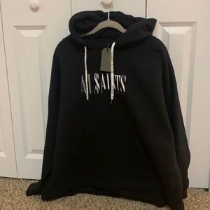 NWT ALL SAINTS pullover hoodie.